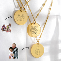 Line Art Necklace