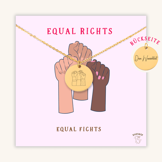 equal rights halskette
