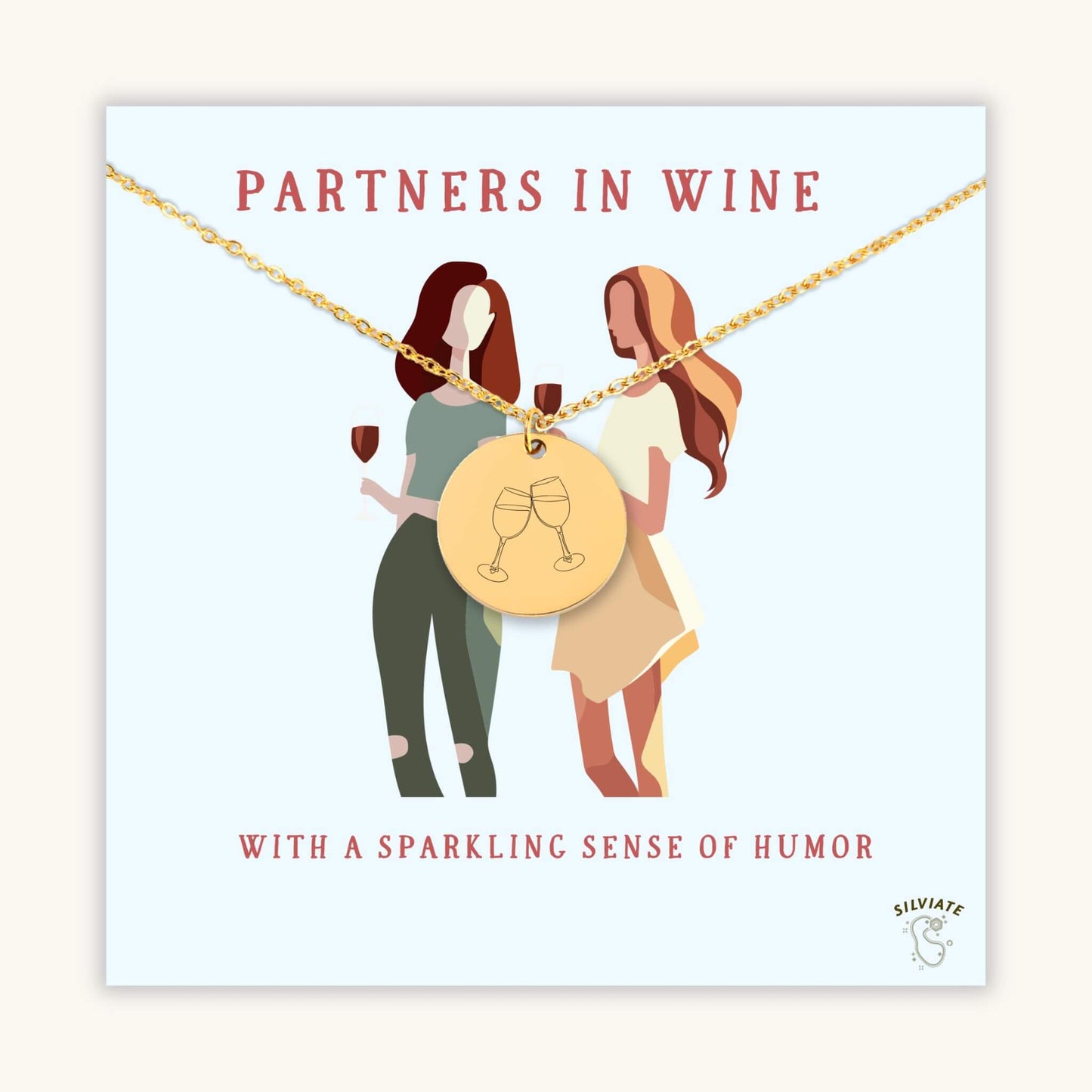 partners in wine necklace